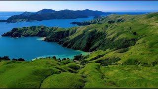 DJI drone shot - South Island in New Zealand (video 1/7)