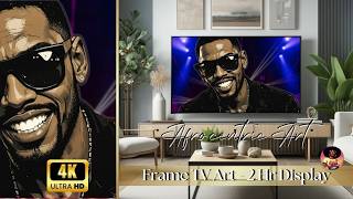 Spotlight King Afrocentric WALL ART | 4k Frame TV Art | 2HR | #tvart #frametvart #framedart #4k