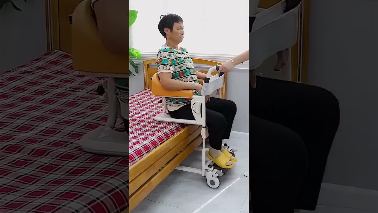 ▶️ Elderly Patient Transfer Lift Handicapped Wheelchair – daily home transfers ( # 1207 )