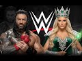 WWE LIVE MATCH ROMAN REIGNS VS QUEEN SARA MONDAY NIGHT RAW PT 41 
