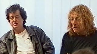 Jimmy Page & Robert Plant - Press Conference, Poland 1998