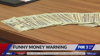 Perryville police warn of realistic looking prop money