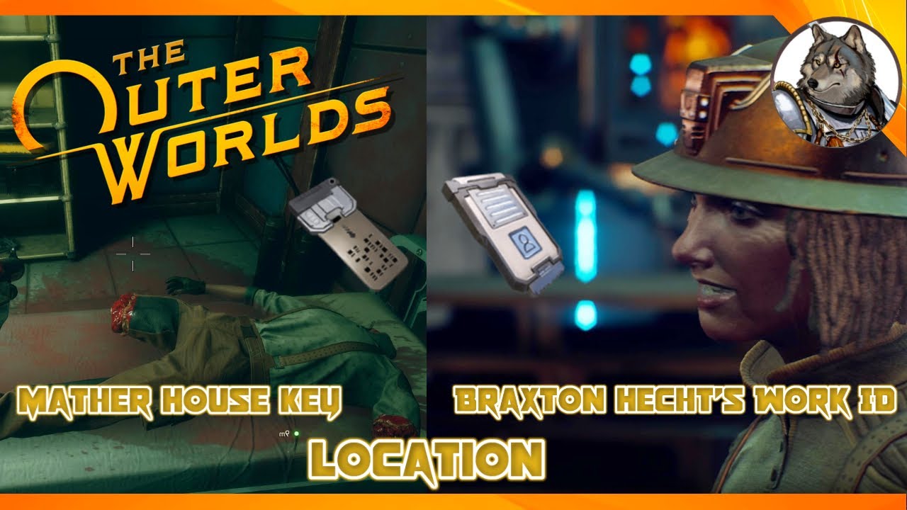 THE OUTER WORLDS How to Get Mather House Key & Braxton Hecht's Work