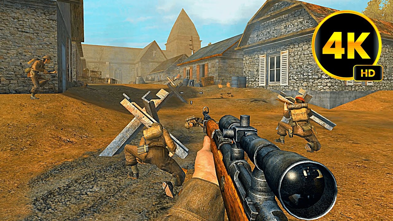 🎬 CALL OF DUTY 2 – EAST YORKS, FRANCE 1944 (CUSTOM SINGLEPLAYER MISSION)
