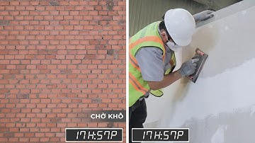 SO SÁNH TỐC ĐỘ THI CÔNG TƯỜNG DURAflex & TƯỜNG GẠCH