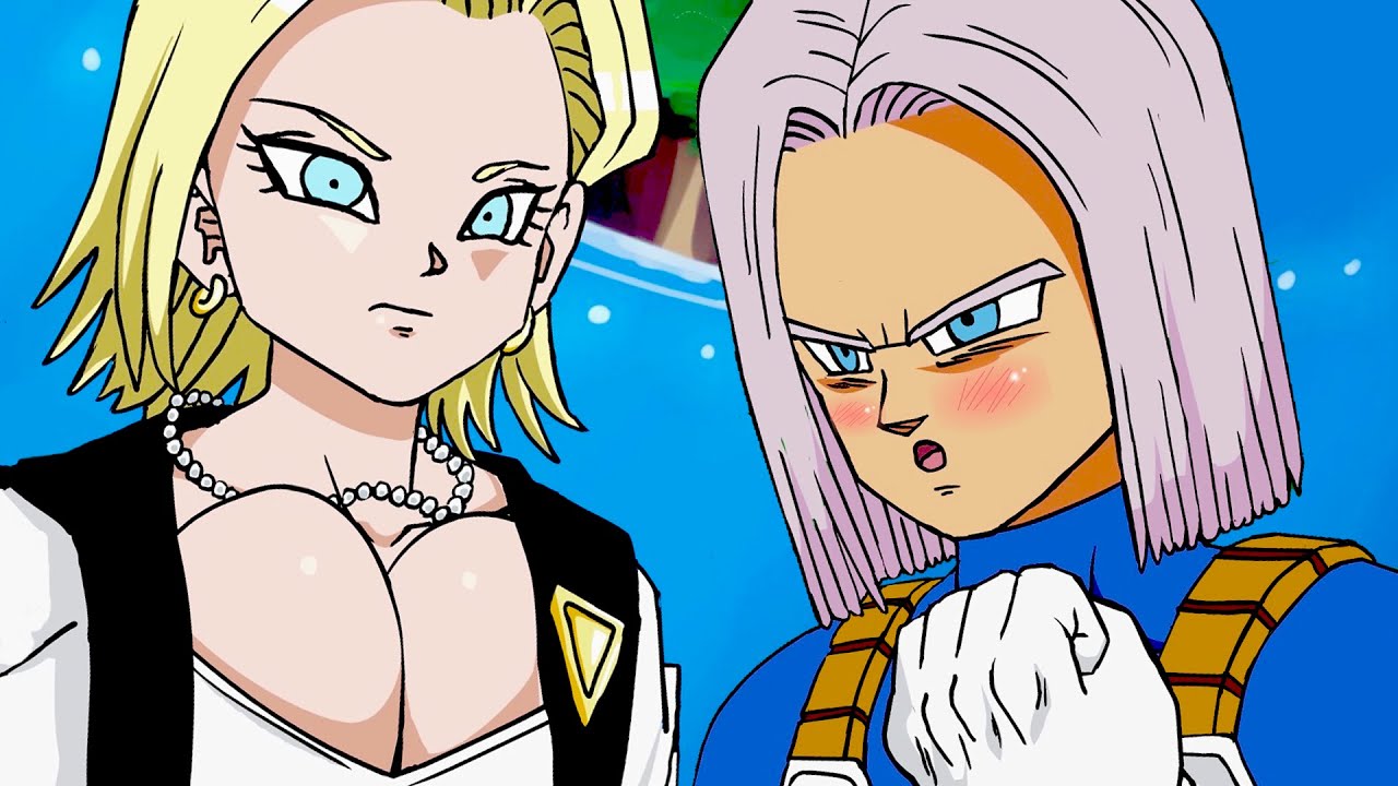 Android 18 and trunks