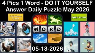 4 Pics 1 Word – Daily Puzzle Answers 13 May 2026 - DO IT YOURSELF #4Pics1Word screenshot 5