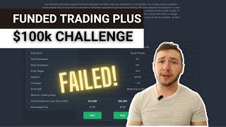 I Failed My Funded Trading Plus Challenge (3 Lessons Learned)