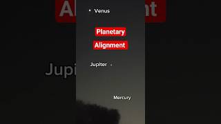 A captured a planetary parade of Venus, Jupiter and Mercury.