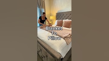 Blanket To Pillow #folding #fold #organization #foldinghacks #home