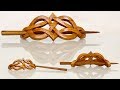 Handmade Wooden Seltic Hair Pin Barrette | Wooden Jewelry For Women and Men