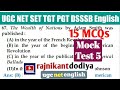 Mock test 5 ugc net english literature  most expected questions for net set tgt pgt dsssb p.
