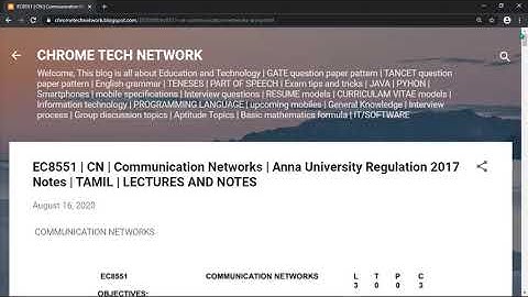 OSI ISO Layer Model | Architecture | UNIT 1 | CN | EC8551 | Fundamentals and Link Layers | English