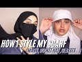 easy hijab tutorial (w/glasses, mask, bucket hat)