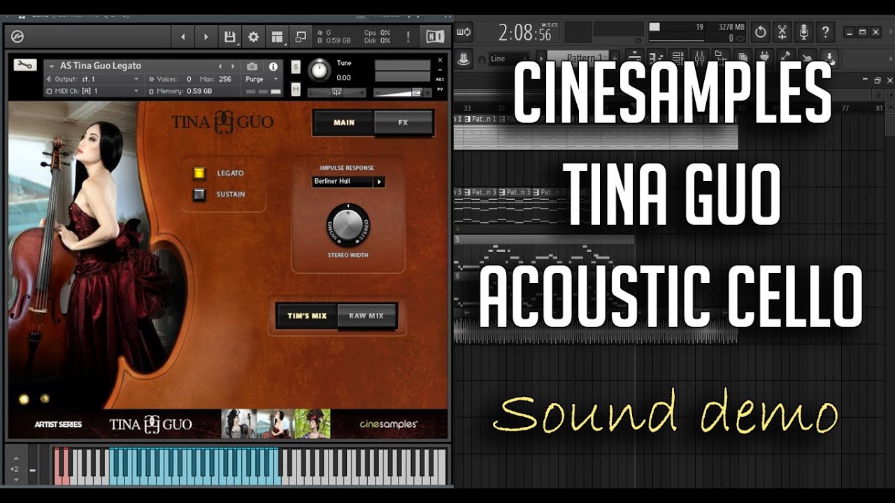 CinesamplesTina Guo Acoustic Cello Legato Sound Demo Kontakt Library