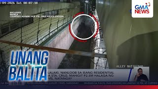 Huli-cam – Lalaki, nanloob sa isang residential building sa Sta. Cruz | Unang Balita