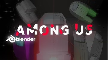 I TURNED AMONG US INTO A 3D MODEL!!! [Blender Timelapse]