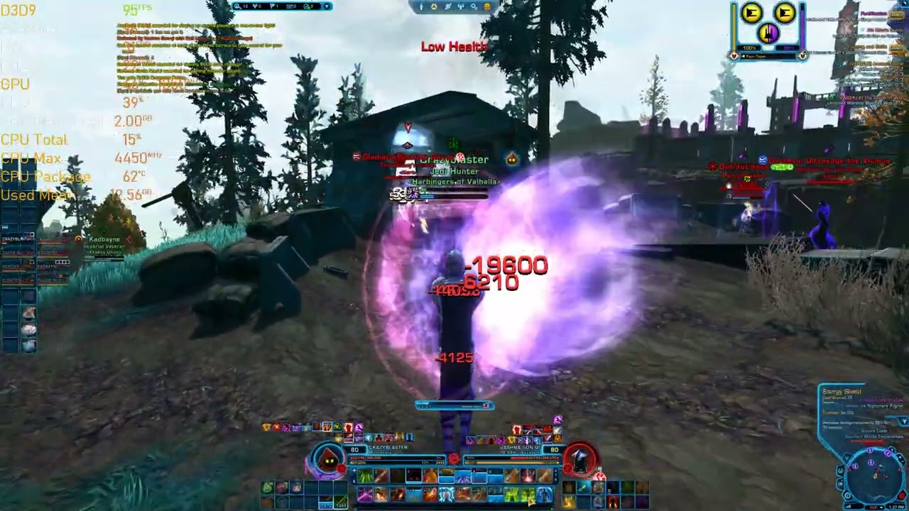SWTOR 5800X3D Novare Coast 1080P test.