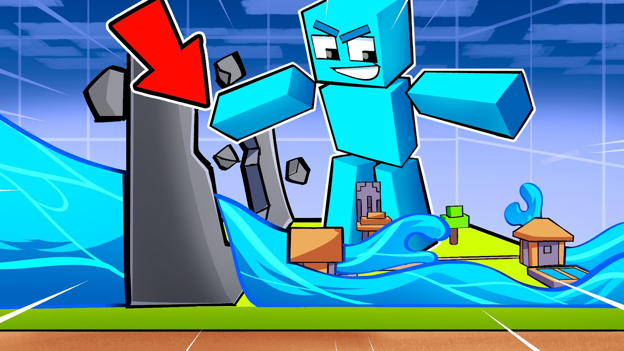 Inundei o Mundo INTEIRO de MINECRAFT!