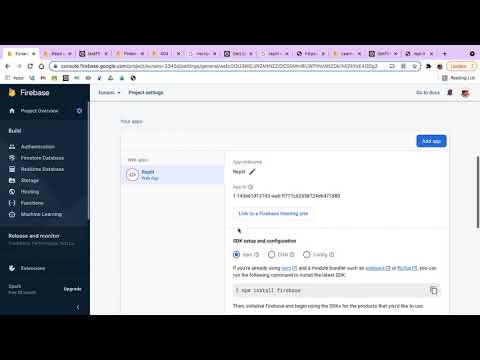 Firebase and Javascript Set Up