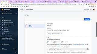 Firebase and Javascript Set Up
