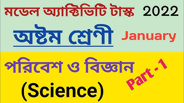 class 8 science model activity task 2022, class eight science model activity task January 2022