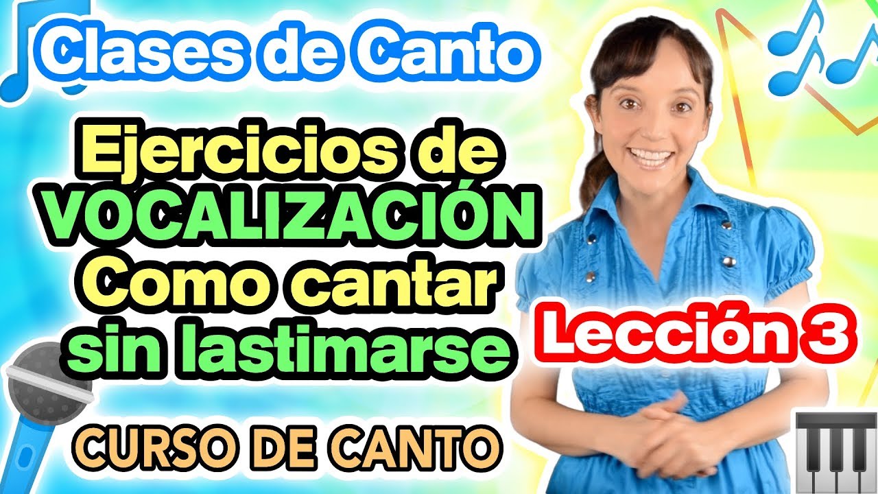 Clases de Canto Lección 3 Ejercicios de VOCALIZACIÓN con TROMPETILLA ...