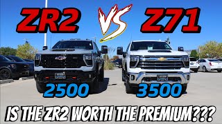 2024 Chevy Silverado 2500 ZR2 Vs 3500 Z71: How Much BIGGER Is the ZR2???