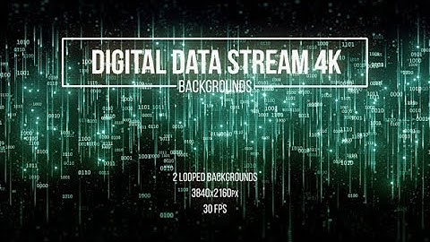 Motion Graphics - Digital Data Stream