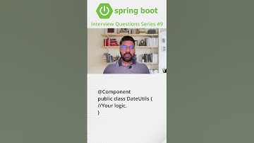 9)What is used for @Component & @Bean annotation in Spring Boot? #springboot#java#shorts#interview