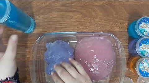 Mixing Random Things into FLUFFY Slime  !!! Slime Smoothie ! Relaxing Satisfying Slime Videos #458