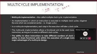 13. Multicycle Approach - Multicycle vs. Single cycle design