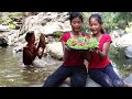 Catch and Cook Fish with Sour Sweet Taste & Spicy Chili for Eating delicious - My Natural Food Ep 5