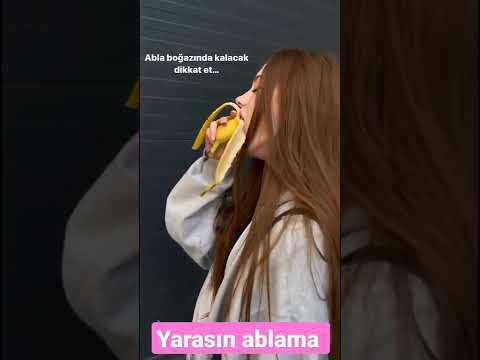 ablamızdan muz yeme eğitimi