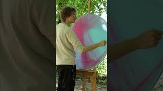 I Did This Jellyfish Using ONLY Colored Strings  #art #viral #trending #viralvideo