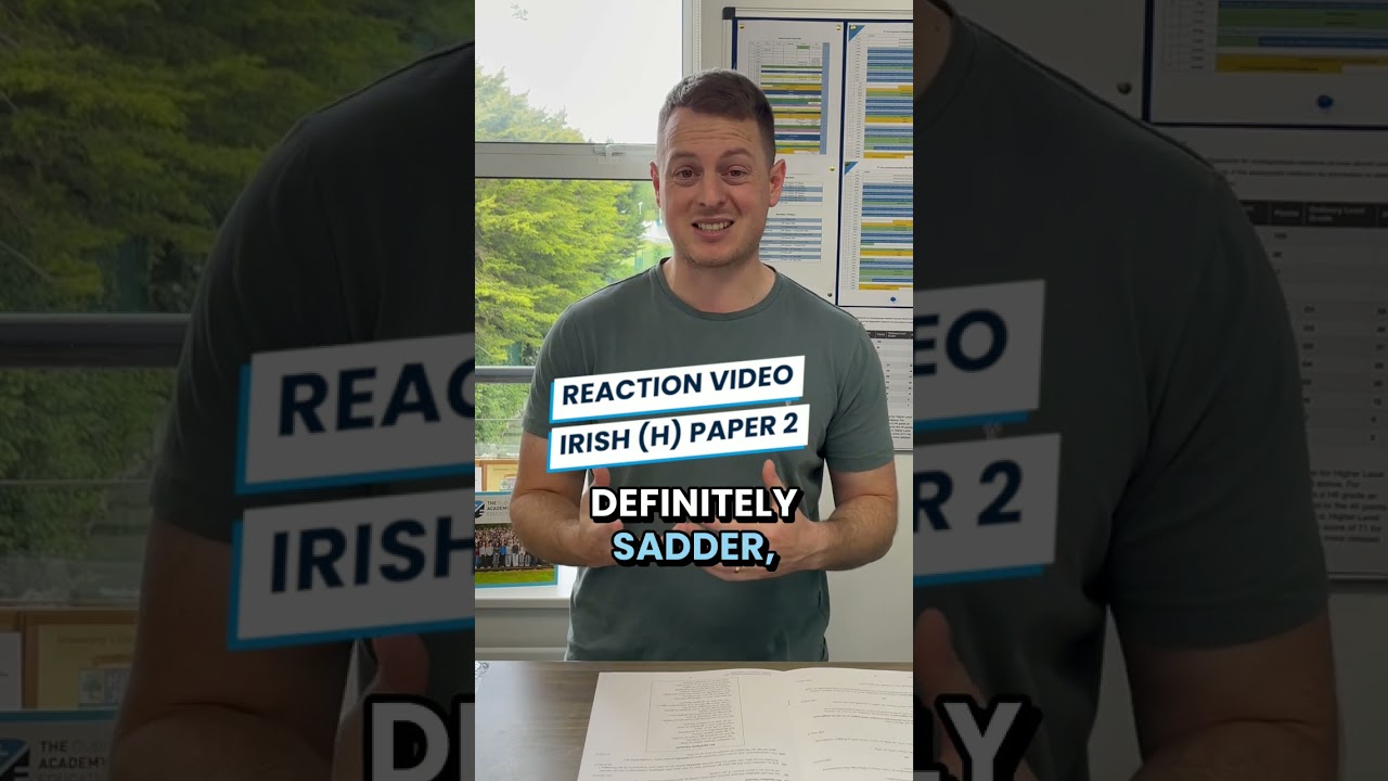 Leaving Cert Exam Reactions - Higher Level Irish Paper 2