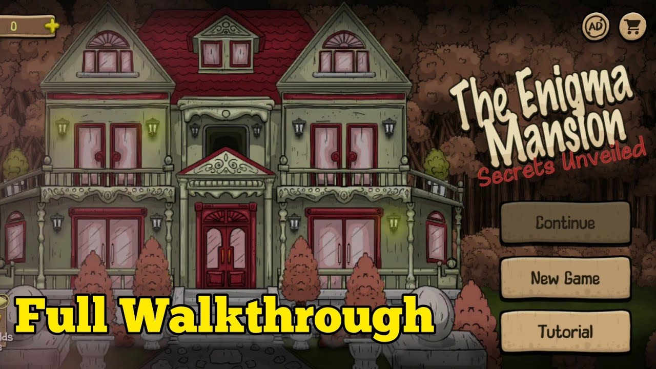 The Enigma Mansion Full Game Walkthrough YouTube