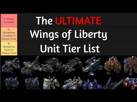 The ULTIMATE Wings of Liberty Unit Tier List