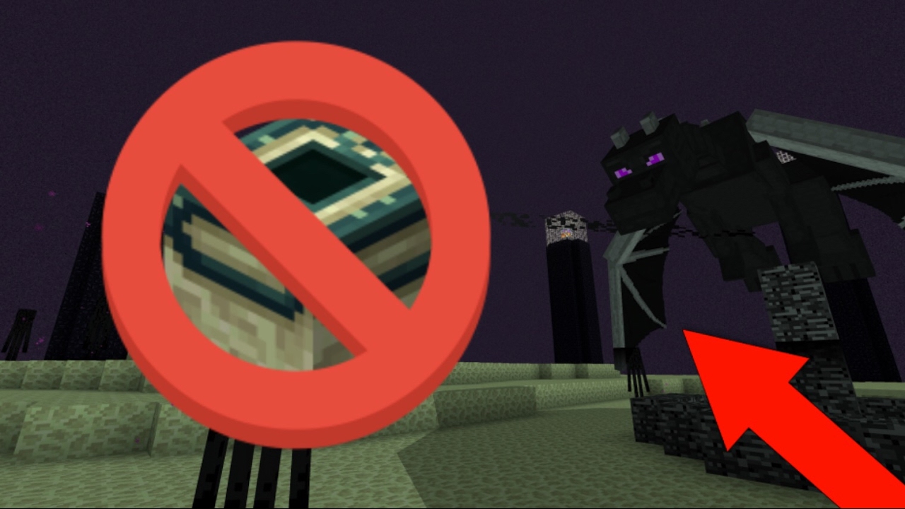 Minecraft - How To Disable A End Portal! (Minecraft Console, PC, PE)