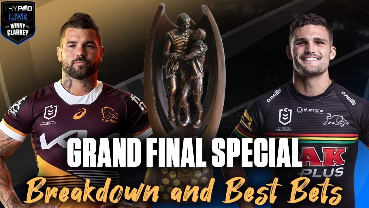 🎧 TryPod LIVE 🖲 🏆 NRL Grand Final Preview 🏉 Panthers 🐾Broncos 🐴