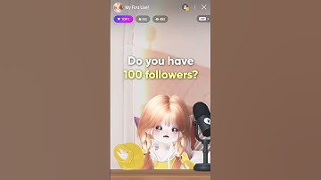 You have 100+ followers? Now you can go LIVE! Debut as a V-Tuber by turning the ZEPETO LIVE on 🎥