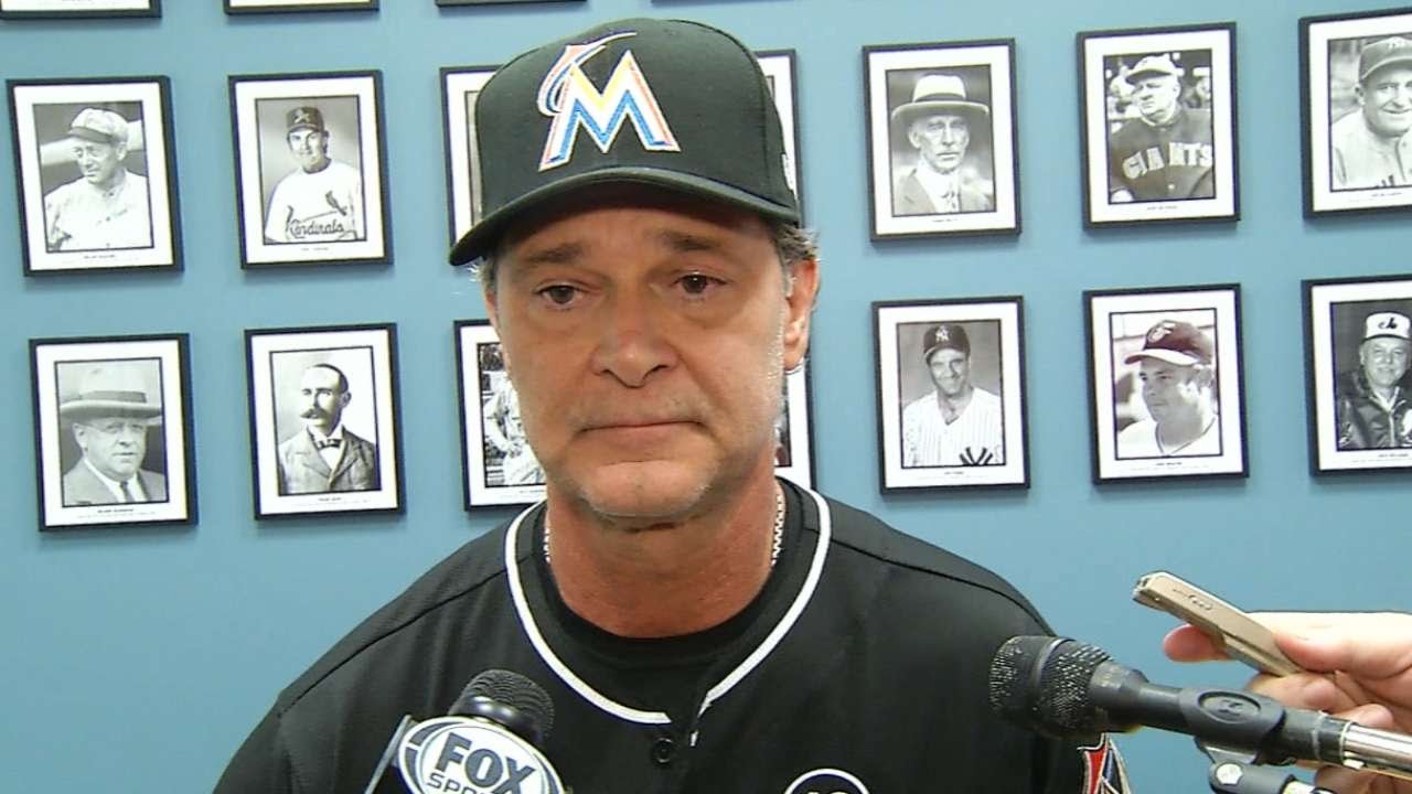 Marlins Manager Don Mattingly Blames Dodgers For Benches-Clearing