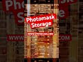 Wafer Photomask storage #semiconductor #semiconductorindustry #semiconductorequipment #chipshortage