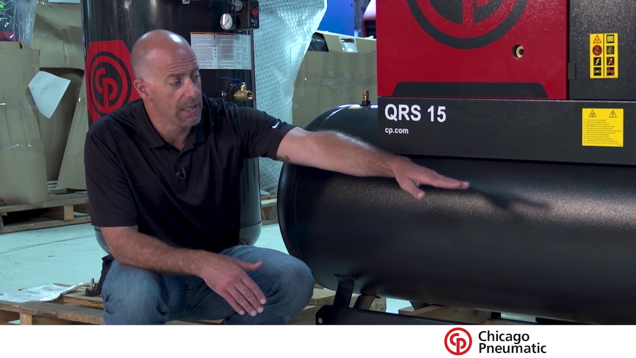 How to remove your Rotary Screw Compressor from the Skid? - YouTube
