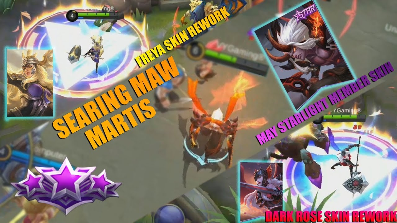 MARTIS SEARING MAW MAY STARLIGHT MEMBER SKIN FREYA SKIN REWORK