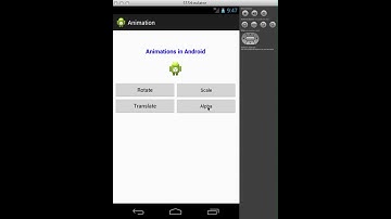 Android Animations Example