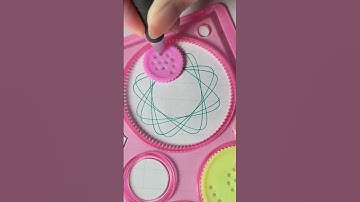 How many rotations did the pen make in total? 🤔 #Spirograph #satisfying #shorts