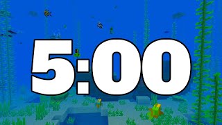5 MINUTE TIMER. MINECRAFT TIMER.