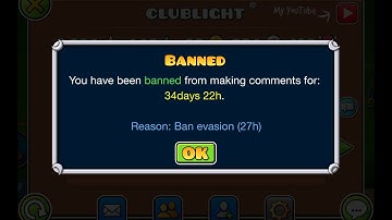 I got banned for making comments on Geometry Dash