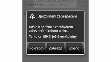 Nastavení synchronizace účtu s Exchange ActiveSync v Android